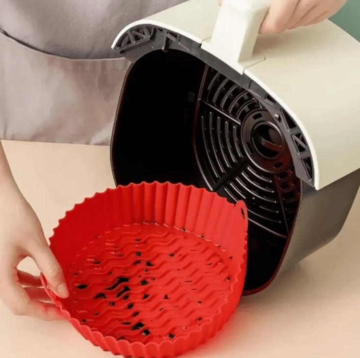 CANASTA DE SILICONA PARA AIR FRYER