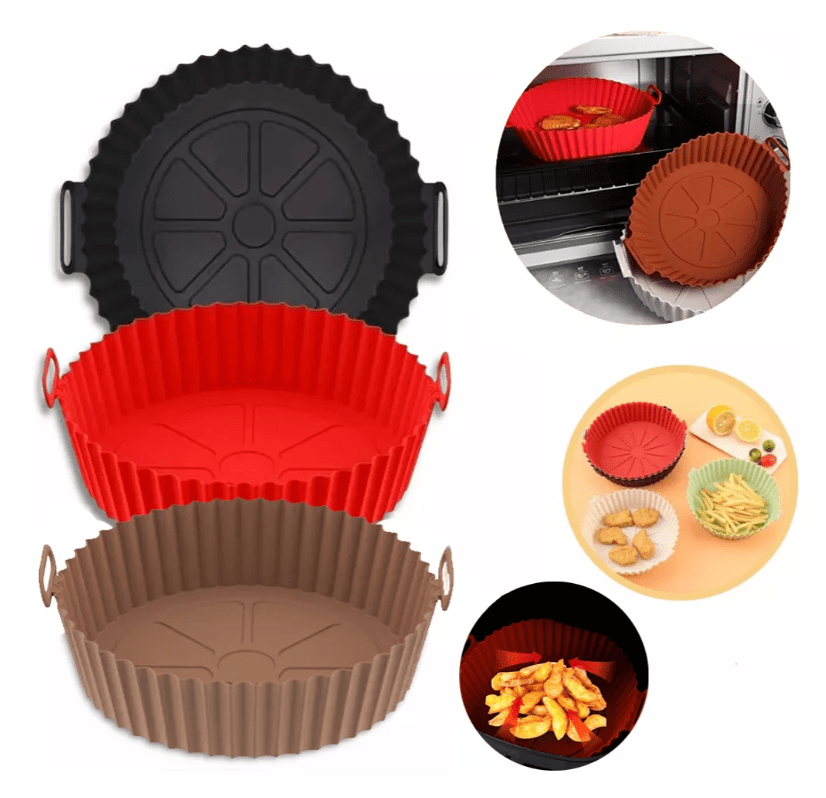 CANASTA DE SILICONA PARA AIR FRYER