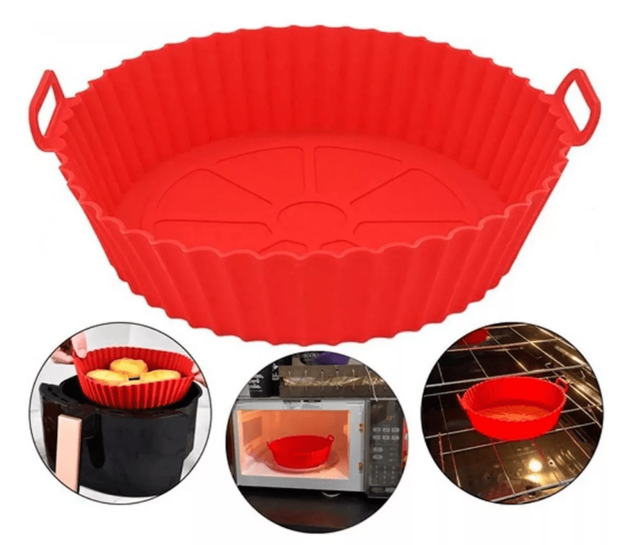 CANASTA DE SILICONA PARA AIR FRYER
