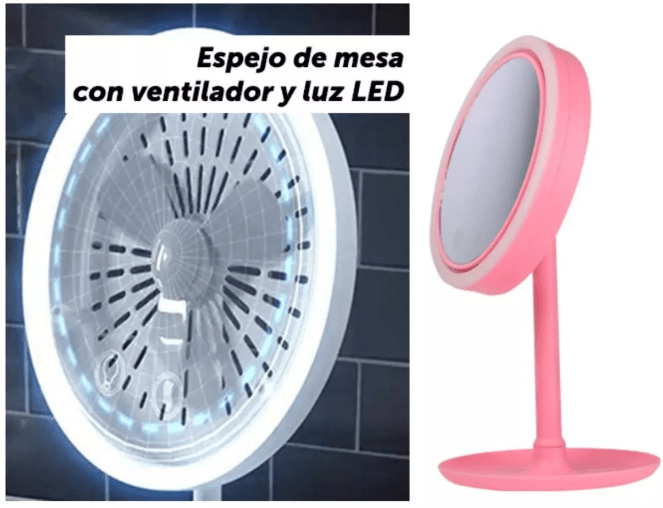 Espejo Para Maquillaje Tocador Luz Led