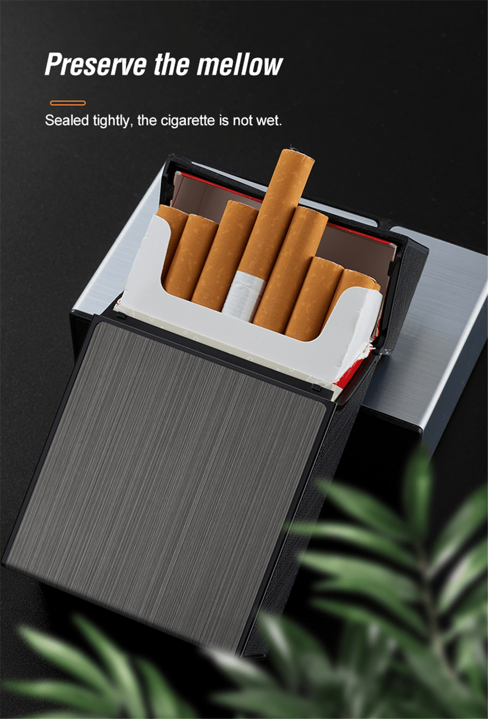 CIGARRERA CON ENCENDEDOR