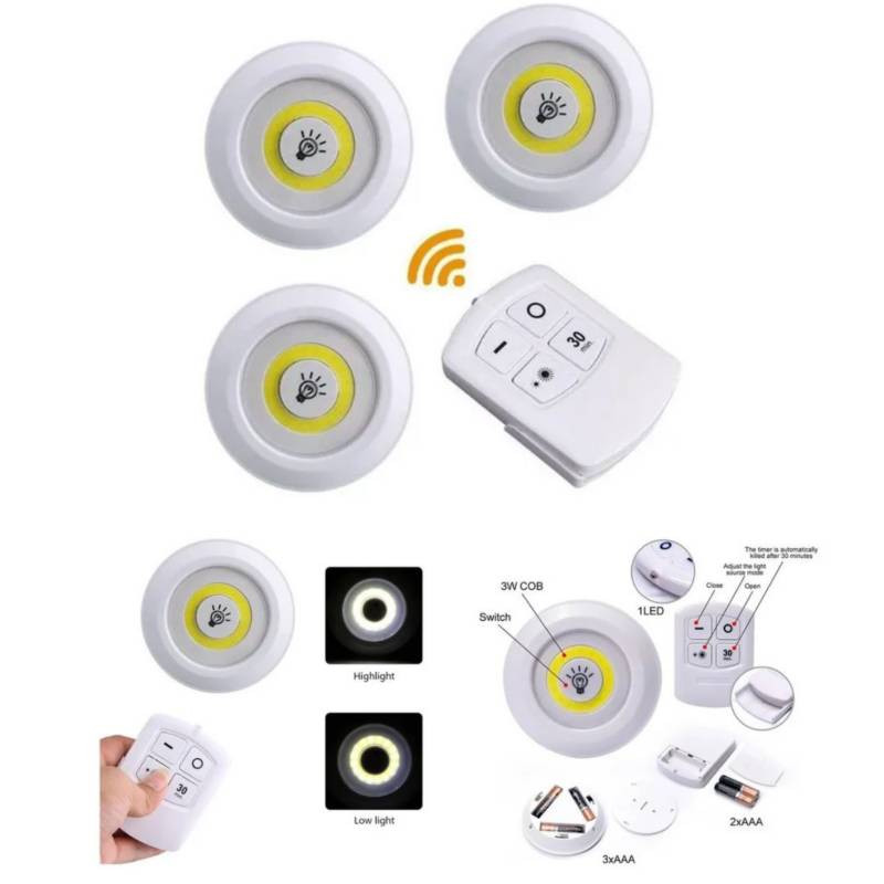 Set de luces de emergencia