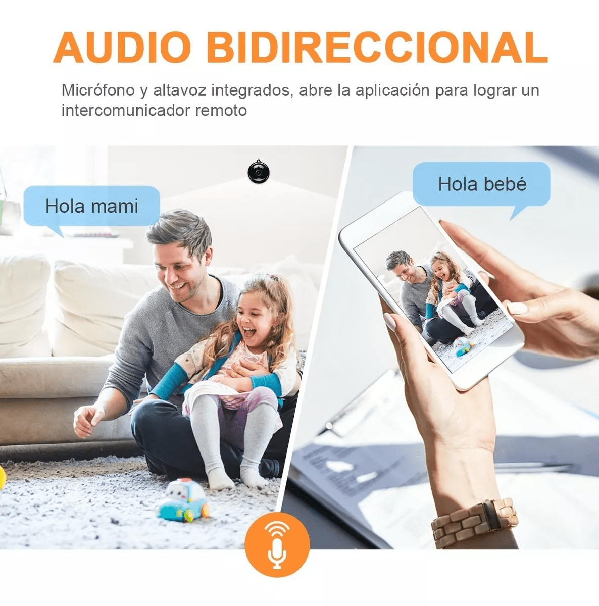 Mini Camara IP Wifi Deteccion Movimiento