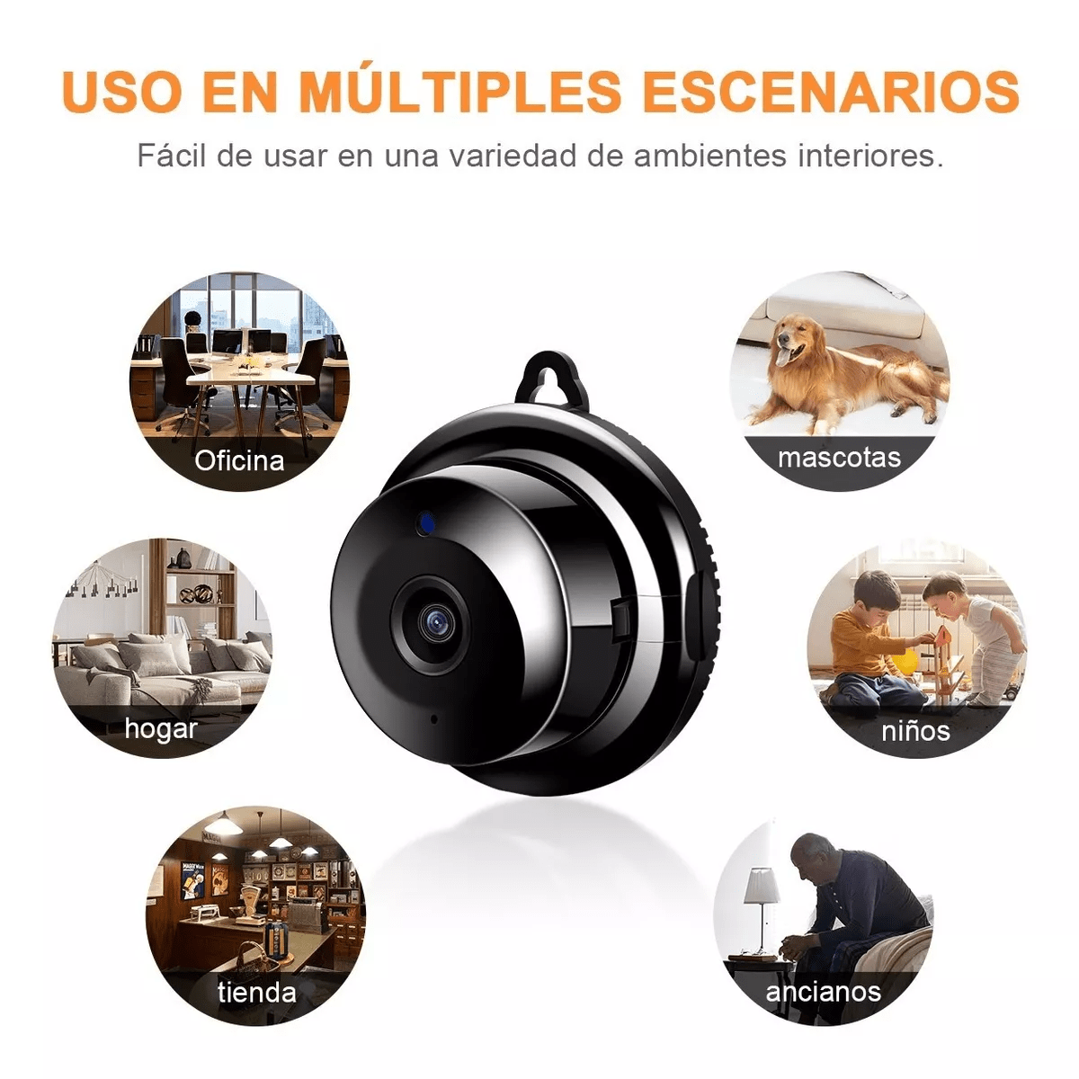 Mini Camara IP Wifi Deteccion Movimiento