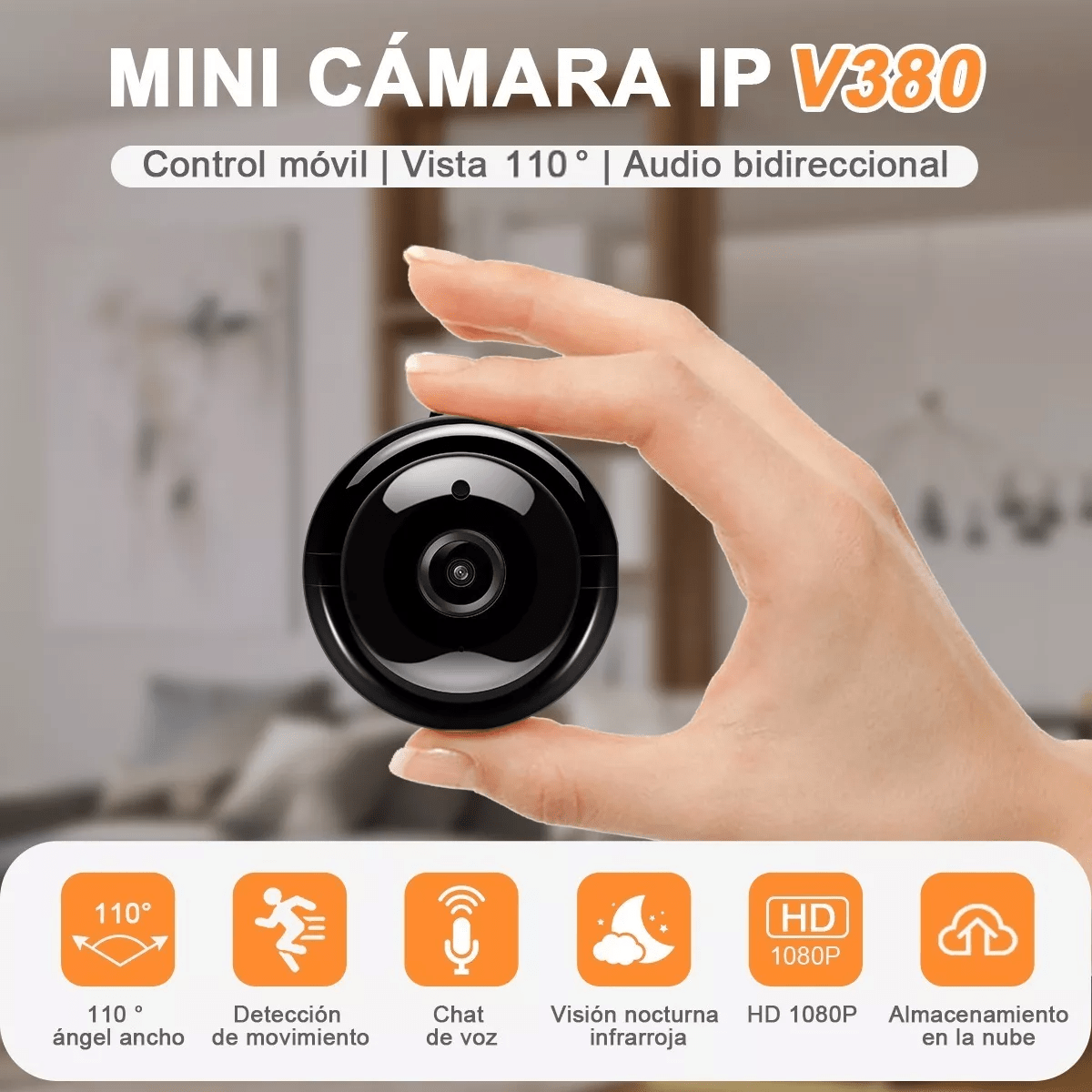 Mini Camara IP Wifi Deteccion Movimiento