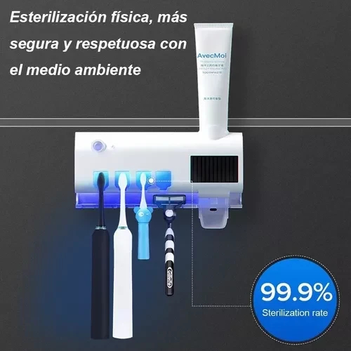 Portacepillos Dispensador de Pasta