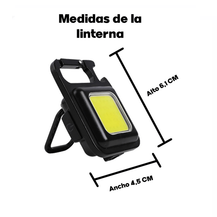 Lampara De Mano Mini Linterna Llavero