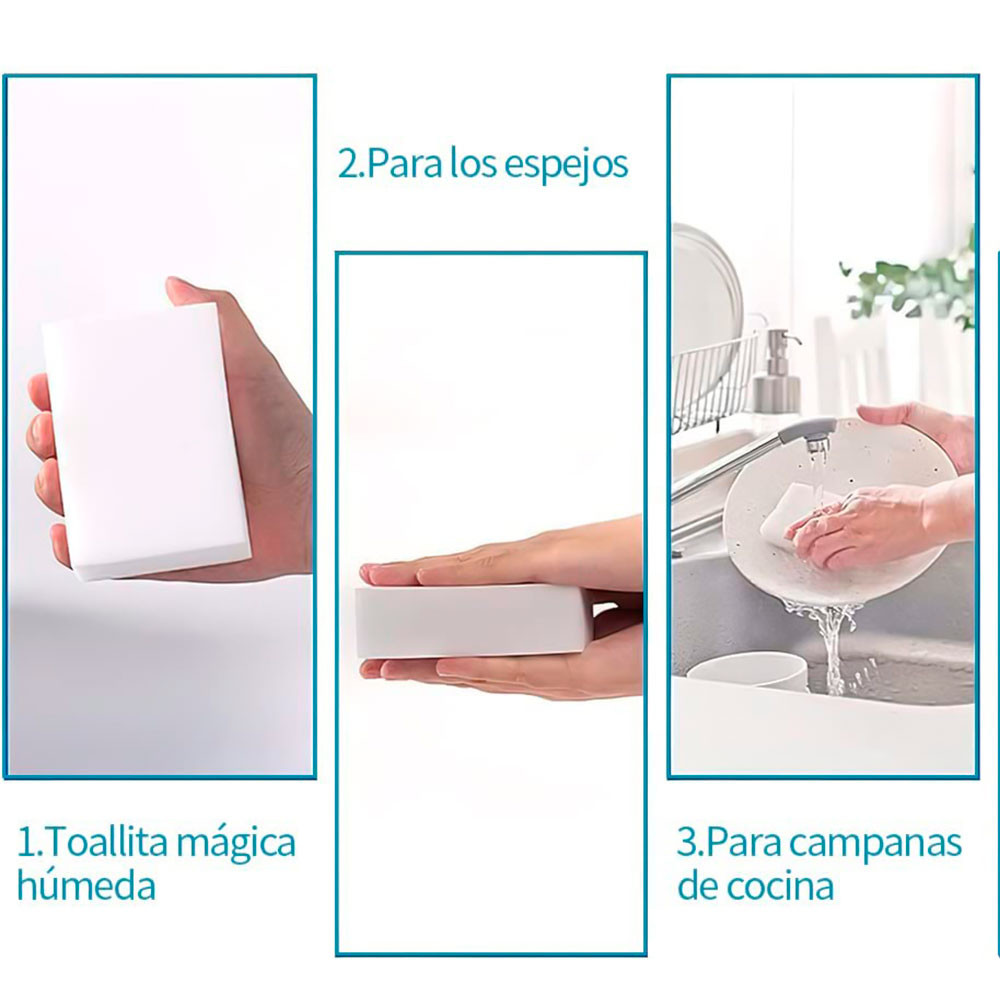 Esponja Magica para Limpieza 10 piezas