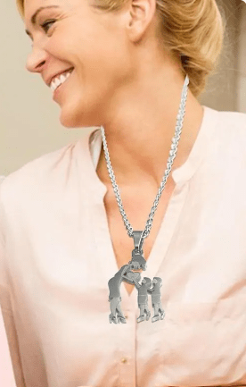 COLLAR MAMA CON HIJOS