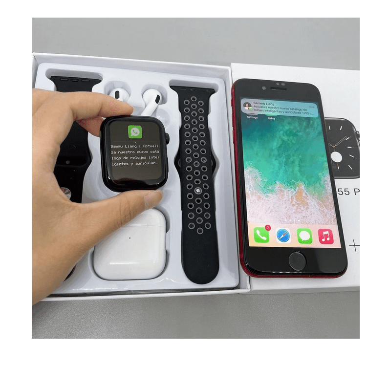 Smartwatch T55 Pro Max Bluetooh + Audifo