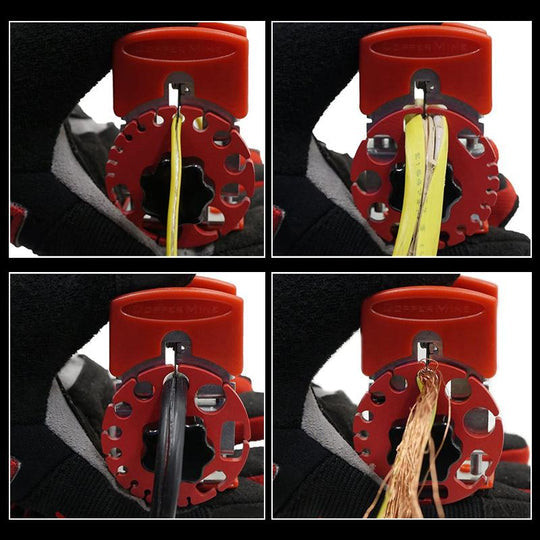 Pelacables práctico compacto y portátil