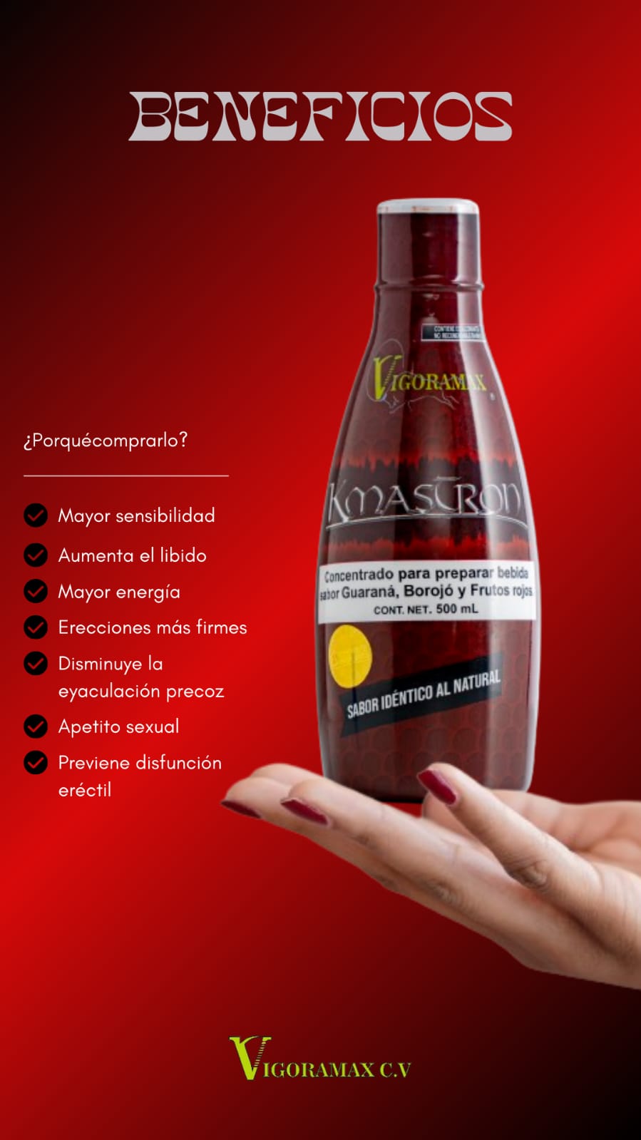 Vigoramax Kmastron Potenciador Sexual #1
