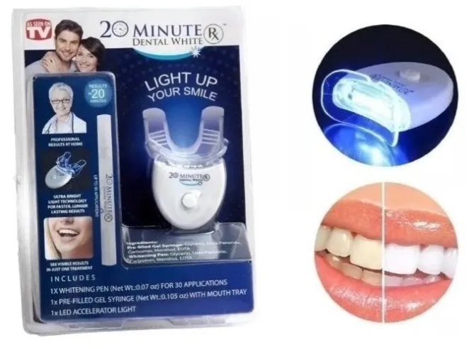 BLANQUEADOR DENTAL DENTAL WHITE 20 MIN