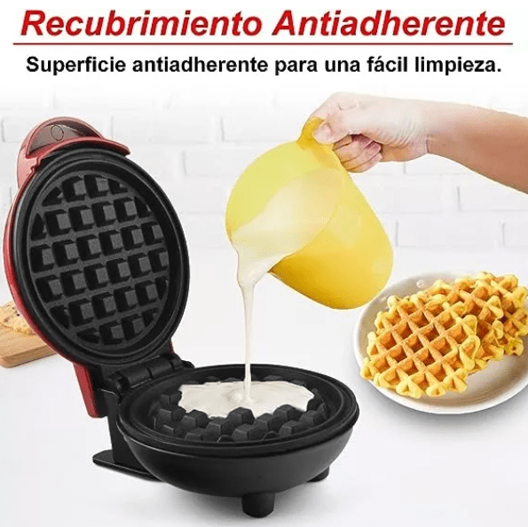Mini Waflera Para Cocina Forma D Corazon