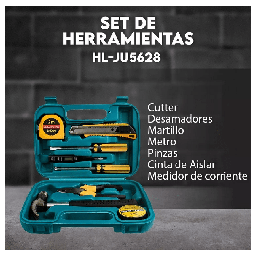 Juego Herramientas Set Mecánicas 8 pcs