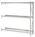 Global Industrial Soporte para neumáticos de alta resistencia de 3 niveles, acero, gris, 60 pulgadas de ancho x 18 pulgadas de profundidad x 72