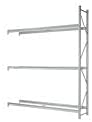 Global Industrial Soporte para neumáticos de camión de 3 niveles adicional, acero, gris, 72 pulgadas de ancho x 24 pulgadas de profundidad x 120