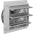 Global Industrial Ventilador de ventilación de escape de 12″ W con obturador, sola velocidad