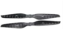 Fluxer CB2 24X7.4 pulgadas PROP-D10-D20 (M3X4) MAD COMPONENTS Hélice ultraligera de fibra de carbono mejorada para el dron, multirotor Quadcopter,
