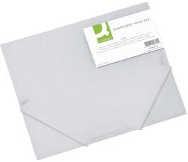 Carpeta Elástica 3 Solapa A4 Transparente KF02315