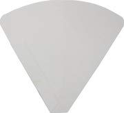 Soporte para crepé blanco, tamaño regular – Cartón perforado de 8.82 oz – 100 piezas, 33 por soporte