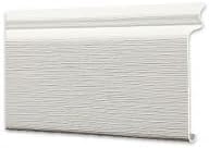 Rodapié de vinilo con borde frontal superior blanco, paquete de 10 (58 pies)