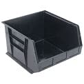 Quantum QUS270 – Cubo apilable de plástico, 16-12 x 18 x 11 pulgadas, color negro