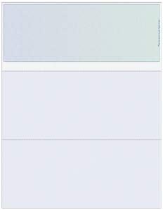 Best Security Prismatic Top Check azul a verde, perfs, 3-23 pulgadas y 7-13 pulgadas, stock en blanco, 500paquete