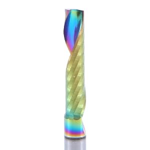 ISB – Juego de fresas de punta plana, brocas de punta nano de 18 pulgadas con revestimiento DLC (Ta-C), cortador de brocas CNC para aluminio, acero,