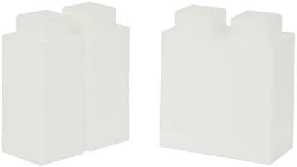EverBlock Paquete a granel de bloques modulares de plástico de tamaño cuarto de 3 x 6 pulgadas  Paquete de 8 piezas  Bloques de construcción