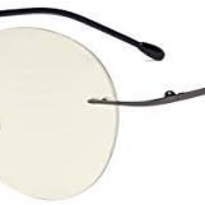 Eyekepper Gafas progresivas sin marco multienfoque para lectores con filtro de luz azul, redondas, retro, lentes de lectura para hombres y mujeres, Eyekepper Gafas progresivas sin marco multienfoque para lectores con filtro de luz azul, redondas, retro, lentes de lectura para hombres y mujeres,