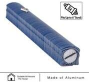 Funda de aluminio para mezuzá con diseño de espinilla pintada en 3D, fácil de despegar y pegar, mezuza de puerta de judaica para pergamino