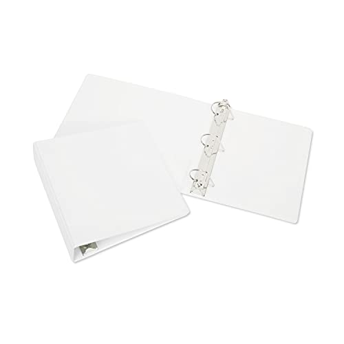 AbilityOne – 7510013848788 – Carpetas inclinadas con anillo en D – Capacidad de 2″ – Blanco