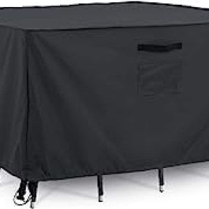 Tempera – Fundas de mesa exterior y silla, para juego de comedor al aire libre, cubierta de muebles de patio, impermeable, resistente al viento, Tempera – Fundas de mesa exterior y silla, para juego de comedor al aire libre, cubierta de muebles de patio, impermeable, resistente al viento,