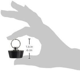 SANEI H29F-32 Rubber Plug for Bath, No Chain, Outer Diameter 1.3 inches (32 mm), Height 1.0 inches (26 mm)