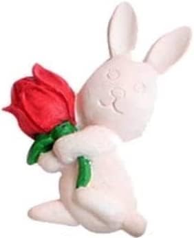 Molde de silicona de chocolate 3D de huevos de Pascua y conejo, caja de regalo de juego de ideas para fiestas románticas, cumpleaños, fondant,