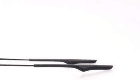 Kit de calcetines de oreja para Oakley Keel Blade OX3122 OX3125 Wingback OX5089 Genérico, 1 par (negro)