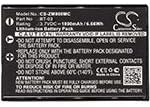 Batería para grabadora Zoom Q8 compatible con BT-03 Li-ion 1800mAh  6.66Wh