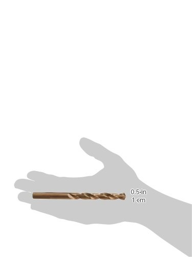 BOSCH CO2152 – Broca de metal cobalto de 2564 pulgadas x 5-18 pulgadas para aplicaciones de perforación en metal de calibre ligero, acero de alto