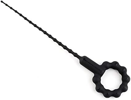 Tapón uretral de silicona flexible con cuentas en espiral, dilatador uretral masculino, barra de inserción uretral, tubo masturbador, productos para