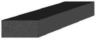 Sello de goma de esponja de 364 pulgadas de alto x 332 pulgadas de ancho, tira universal de extrusión de neopreno (15 pies)