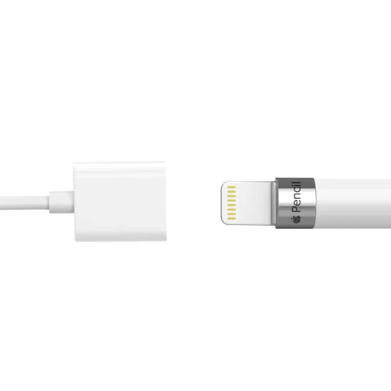 Cargador de lápiz Apple, cargador USB A a Apple Pen, adaptador de lápiz Apple compatible con Apple Pencil de 1 generación (1 paquete, 3.31)