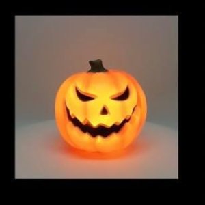 Calabaza de Halloween con luz LED, decoraciones de Halloween, decoración de Halloween para interiores, calabaza iluminada Calabaza de Halloween con luz LED, decoraciones de Halloween, decoración de Halloween para interiores, calabaza iluminada