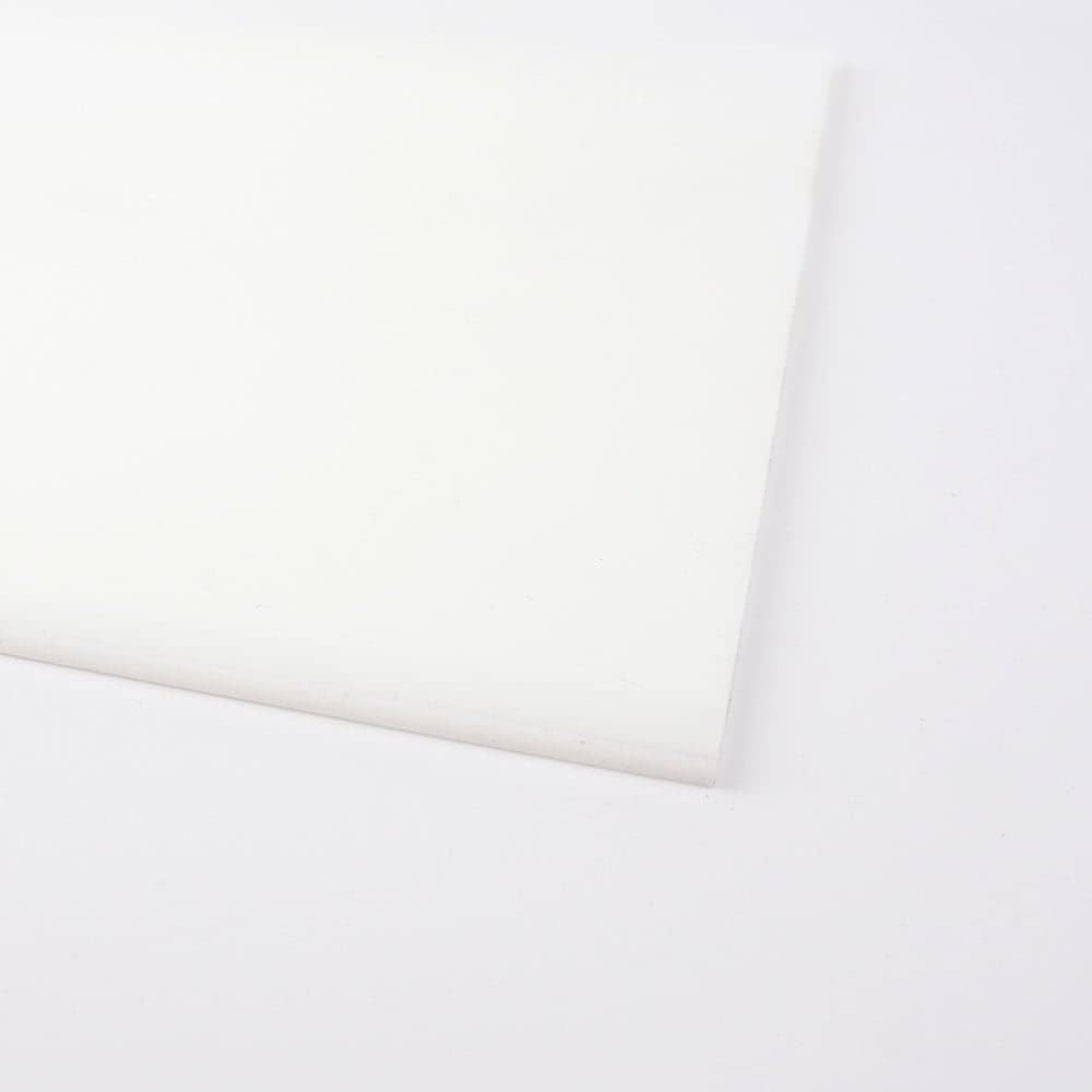Lámina de plástico, Acetal (homopolímero) Delrin, Natural, 0.0625″ de grosor, 24″ de ancho, 24″ de largo, OnlineMetals