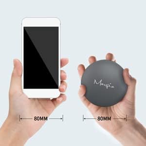 Bola de masaje vibratoria de 3 pulgadas, bola de masaje con vibraciones de 5 velocidades para músculos y fitness, alivio del dolor de fascitis
