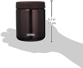 Thermos JBR-400 BW – Tarro de sopa aislado al vacío, 13.5 onzas líquidas (13.5fl oz), color marrón