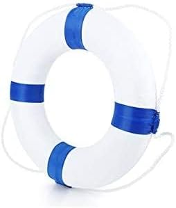 Salvavidas de piscina de 20 pulgadas de diámetro, anillos de natación de espuma, salvavidas para piscina para niños, salvavidas con cuerda perimetral