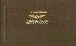 Jeppesen Cuaderno de registro piloto profesional