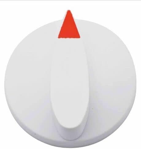 Blue Leaf – Perilla mezcladora con interruptor de encendidoapagado (paquete de 2) PRT-BLUF-KNB, color blanco