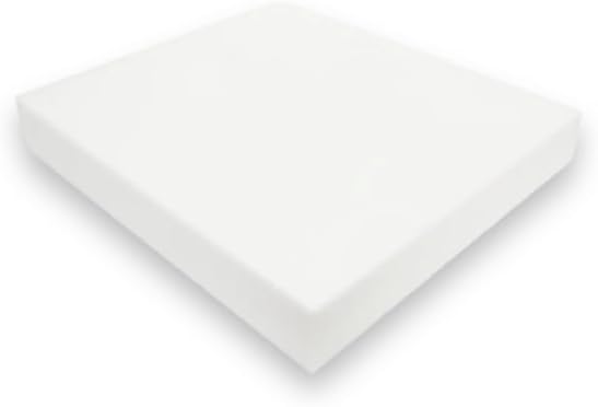 Espuma de alta densidad de 6 pulgadas de grosor, 24 pulgadas de ancho, 24 pulgadas de largo, espuma de tapicería de 24 pulgadas de largo, reemplazo